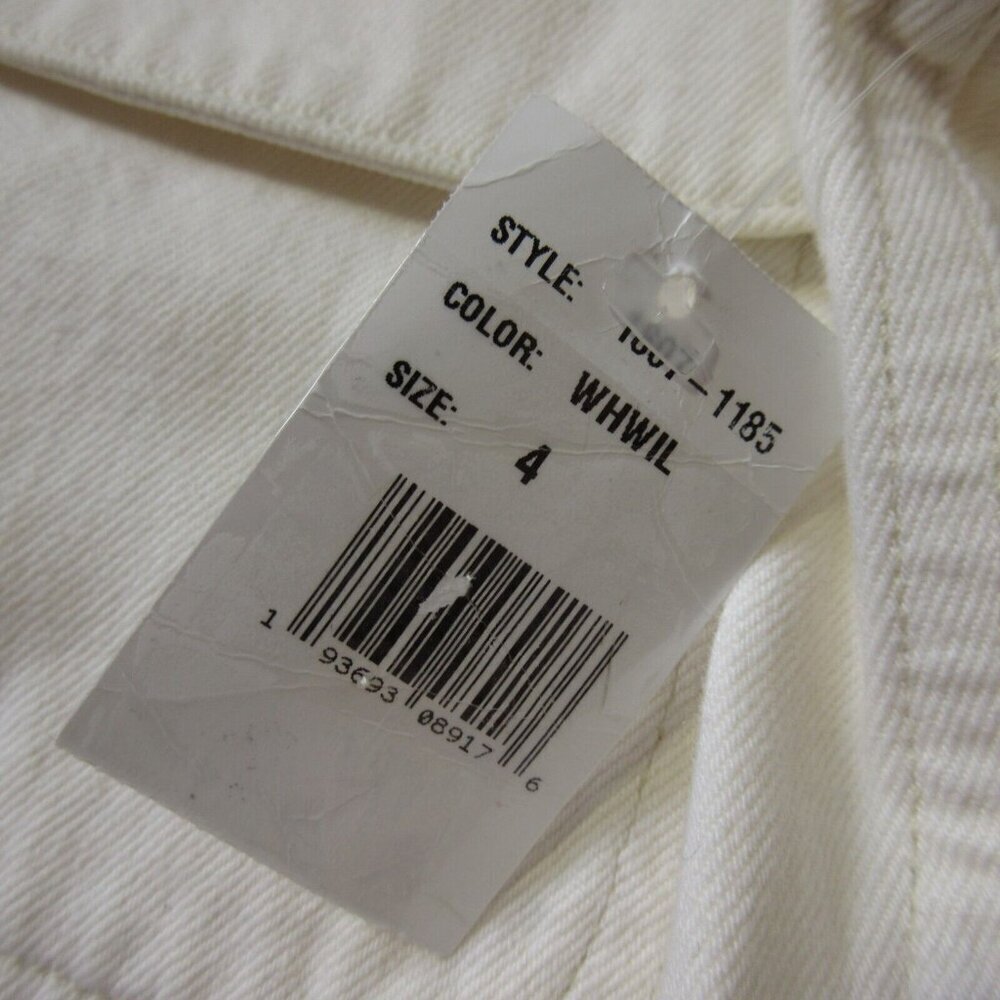 NWT Citizens of Humanity Miki in White Willow Denim Jean Wide Leg Jumpsuit 4 - Picture 8 of 11
